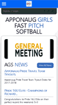 Mobile Screenshot of agsoftball.com